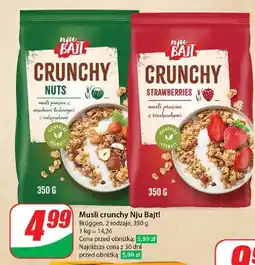 Dino Musli crunchy z truskawkami BRUGGEN NJU BAJT oferta