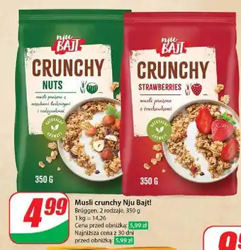 Dino Musli crunchy z truskawkami BRUGGEN NJU BAJT oferta