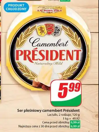 Dino Ser pleśniowy camembert naturalny President oferta