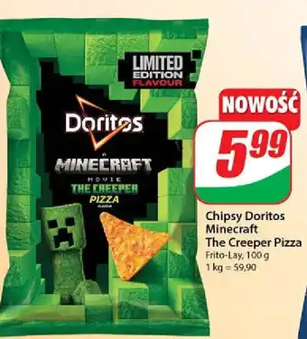 Dino Chipsy kukurydziane minecraft movie o smaku pizzy Doritos oferta