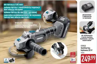 ALDI Szlifierka kątowa Ferrex oferta