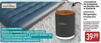 ALDI Pompka elektryczna Adventuridge oferta