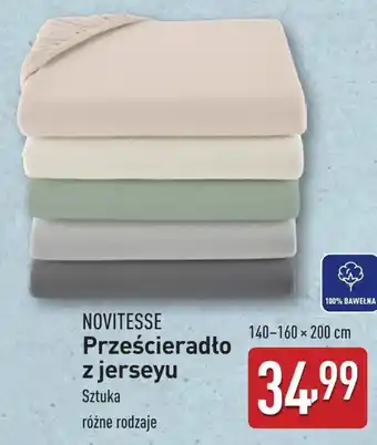 ALDI Prześcieradło Novitesse oferta