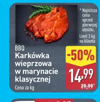 ALDI Karkówka BBQ oferta