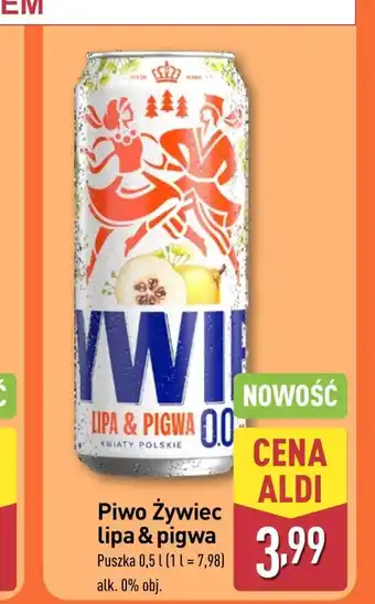 ALDI Piwo bezalkoholowe Żywiec oferta