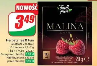 Dino Herbata malinowa Tea & Fun oferta