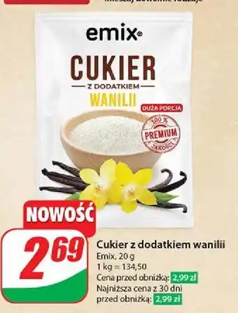 Dino Cukier z dodatkiem wanilii Emix oferta
