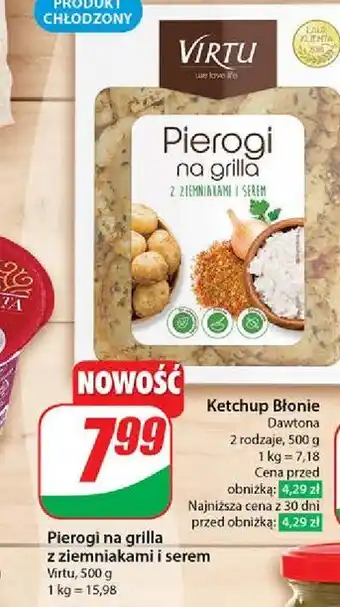 Dino Pierogi na grilla z ziemniakami i serem Virtu oferta