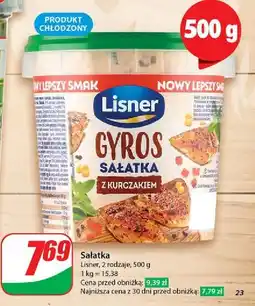 Dino Sałatka z kurczakiem gyros Lisner oferta