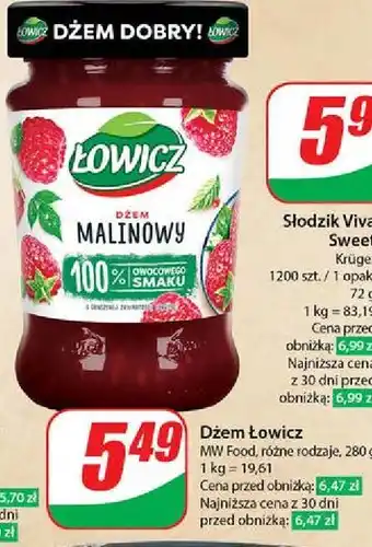Dino Dżem malinowy Łowicz oferta