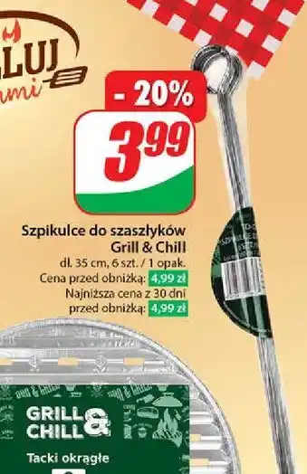 Dino Szpikulce do szaszłyków Grill & Chill oferta