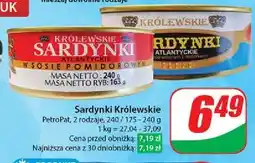 Dino Sardynka królewska w oleju Petropat oferta