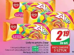 Dino Lód toffi Algida Zapp oferta