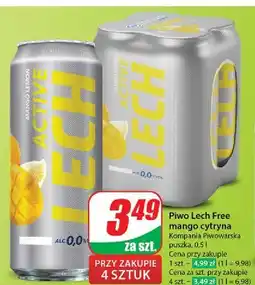 Dino Piwo Lech Free Active Hydrate Mango I Cytryna oferta