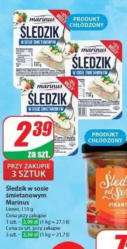 Dino Śledzik w sosie śmietanowym Marinus oferta