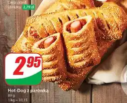 Dino Hot dog z parówką oferta