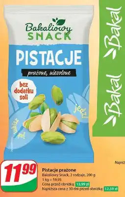 Dino Pistacje prażone niesolone Bakaliowy Snack oferta