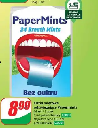 Dino Listki miętowe Paper Mints oferta