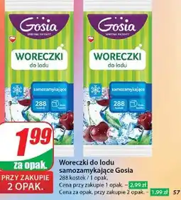 Dino Woreczki do lodu samozamykające 288 kostek Gosia oferta