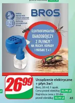 Dino Elektrofumigator urządzenie na komary z płynem Bros oferta