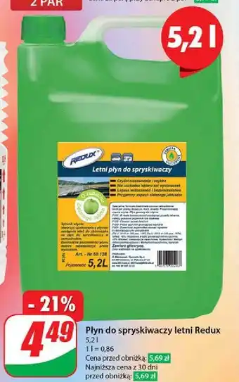 Dino Płyn do spryskiwaczy letni Redux oferta