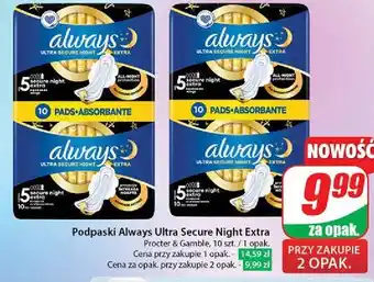 Dino Podpaski secure night extra Always Ultra oferta