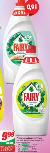 Dino Płyn do mycia naczyń apple Fairy oferta