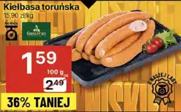 Delikatesy Centrum Kiełbasa toruńska 100g Delikatesy Centrum oferta
