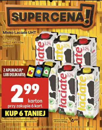 Delikatesy Centrum Mleko Łaciate UHT 2,0% 1l oferta