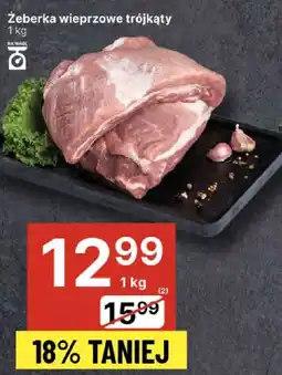 Delikatesy Centrum Żeberka wieprzowe trójkąty 1kg Delikatesy Centrum oferta