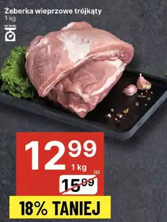 Delikatesy Centrum Żeberka wieprzowe trójkąty 1kg Delikatesy Centrum oferta