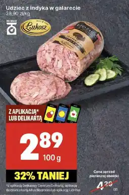 Delikatesy Centrum Udziec z indyka w galarecie 100g Łukosz oferta