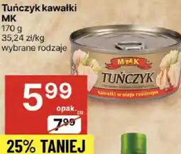 Delikatesy Centrum Tuńczyk kawałki MK 170g oferta