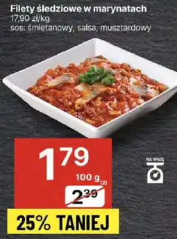 Delikatesy Centrum Filety śledziowe w marynatach Delikatesy Centrum oferta