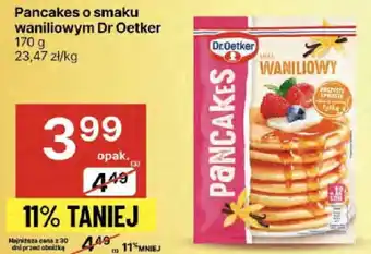 Delikatesy Centrum Pancakes o smaku waniliowym Dr Oetker 170g oferta