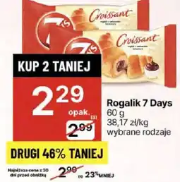 Delikatesy Centrum Rogalik 7 Days 60g oferta