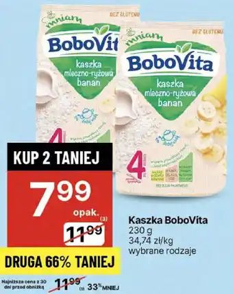 Delikatesy Centrum Kaszka BoboVita mleczno-ryżowa banan 230 g oferta