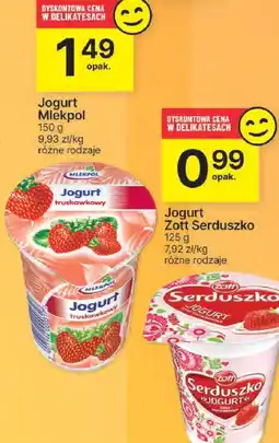 Delikatesy Centrum Jogurt Zott Serduszko 125g oferta