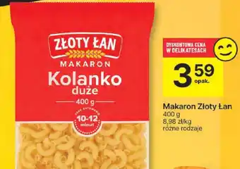 Delikatesy Centrum Makaron kolanko Złoty Łan 400g oferta