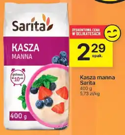 Delikatesy Centrum Kasza manna Sarita 400g oferta