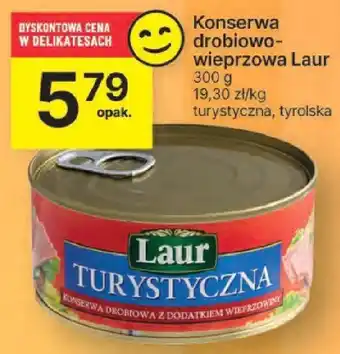 Delikatesy Centrum Konserwa drobiowo-wieprzowa Laur 300g oferta