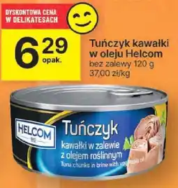 Delikatesy Centrum Tuńczyk kawałki w oleju Helcom 120g oferta