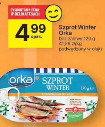 Delikatesy Centrum Szprot Winter Orka 120g oferta