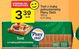 Delikatesy Centrum Tost z mąką pełnoziarnistą Plony Zbóż 500g oferta