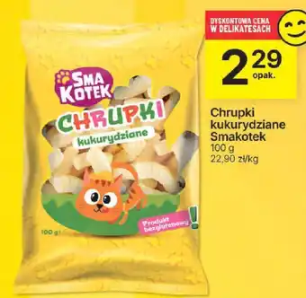 Delikatesy Centrum Chrupki kukurydziane Smakotek 100g oferta