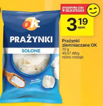 Delikatesy Centrum Prażynki ziemniaczane OK 70g oferta