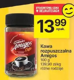 Delikatesy Centrum Kawa rozpuszczalna Amigos 100g oferta