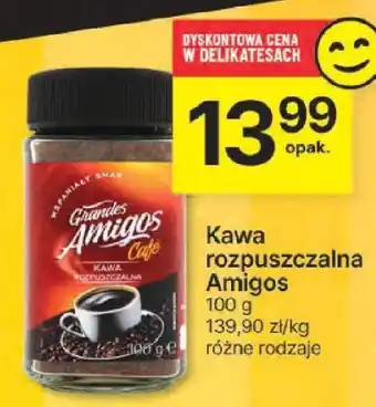 Delikatesy Centrum Kawa rozpuszczalna Amigos 100g oferta
