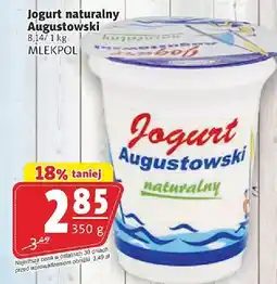 Prim Market Jogurt naturalny augustowski 350g Mlekpol oferta