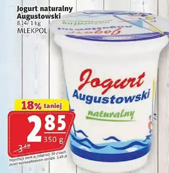 Prim Market Jogurt naturalny augustowski 350g Mlekpol oferta